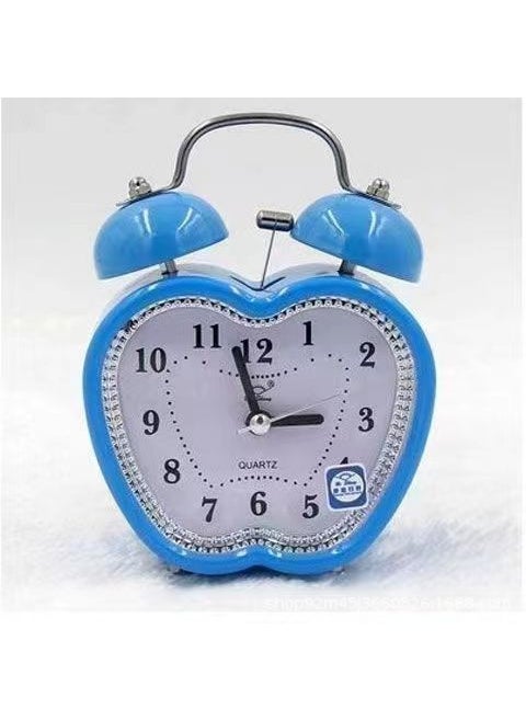 Creative Silent Bedside Alarm Clock for Kids 2835 Blue