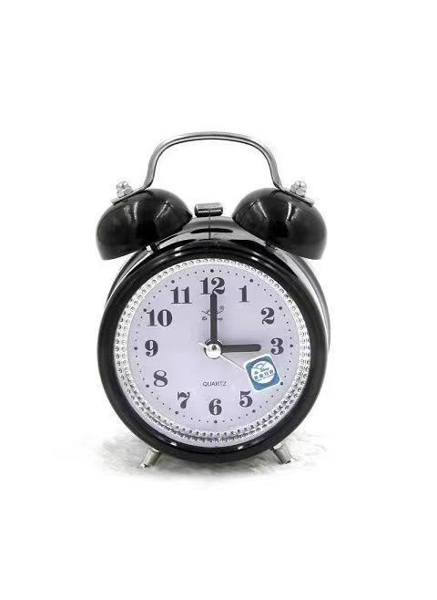 Creative Silent Bedside Alarm Clock for Kids 2832 Black