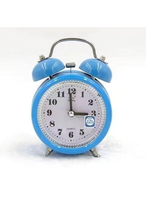 Creative Silent Bedside Alarm Clock for Kids 2832 Blue