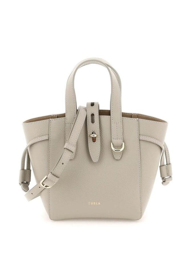 Furla Net Logo Printed Mini Tote Bag   Width: 27.5cm, Height: 18.5cm, Depth: 10.5cm BASRFUAHSF000