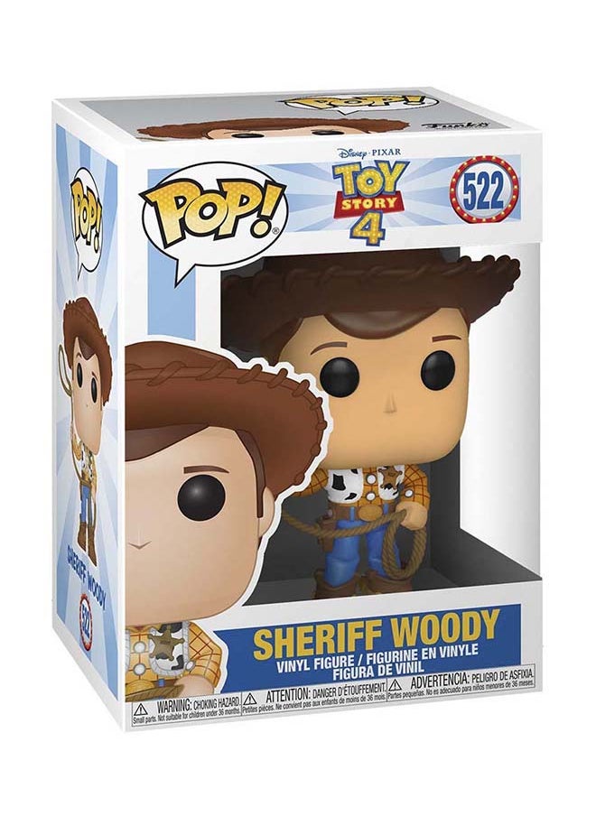 Pop! Disney: Toy Story 4 - Sheriff Woody, Collectable Vinyl Figure - Gift Idea - Official Merchandise - Toys for Kids & Adults - Movies Fans - Model Figure for Collectors and Display - 37383