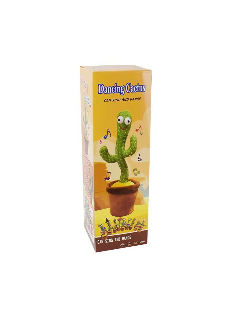 Dancing cactus sunflower singing tongue dancing saxophone music flower sunflower childrens toysCactus color box 5 Cactus color box 5