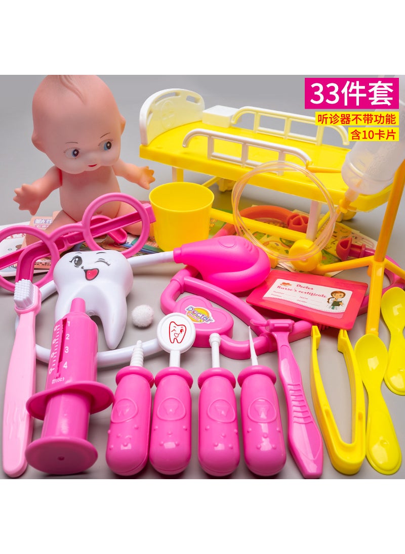 Kids Doctor Nurse Playset Medical Toolbox