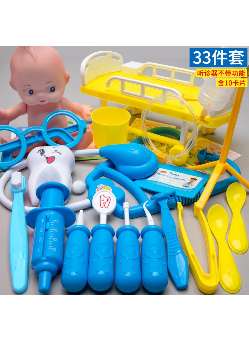 Kids Doctor Nurse Playset Medical Toolbox