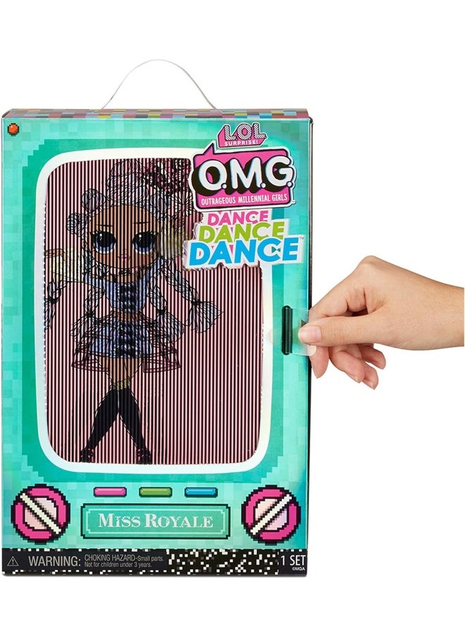 L.O.L. Surprise! OMG Dance Dance Dance Miss Royale Fashion Doll with 15 Surprises