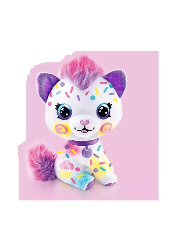 Kitty Airbrush Plush with Spray | Creative Toy for Kids | Fun Art Play | Colorful & Interactive