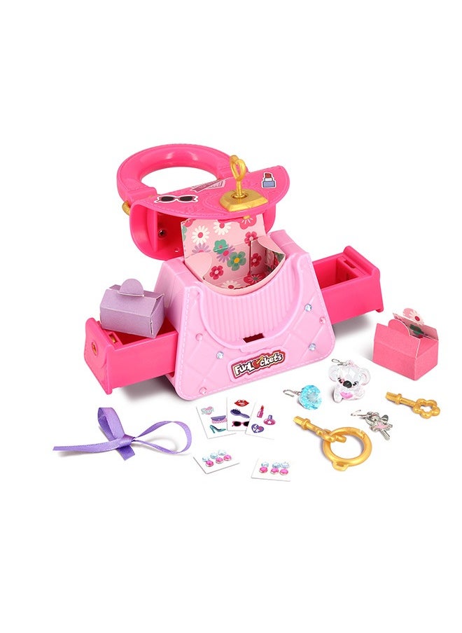 Secret Tiny Bag, Find the keys, unlock the pockets and use 15+ surprises to customise your Tiny Bag, Lock all your secrets & carry everywhere with you, Gift toys for 4+ years, Best creative toys for girls