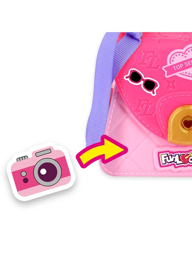 Secret Tiny Bag, Find the keys, unlock the pockets and use 15+ surprises to customise your Tiny Bag, Lock all your secrets & carry everywhere with you, Gift toys for 4+ years, Best creative toys for girls