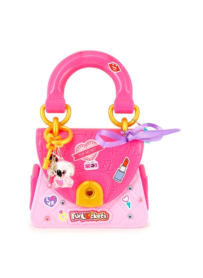 Secret Tiny Bag, Find the keys, unlock the pockets and use 15+ surprises to customise your Tiny Bag, Lock all your secrets & carry everywhere with you, Gift toys for 4+ years, Best creative toys for girls