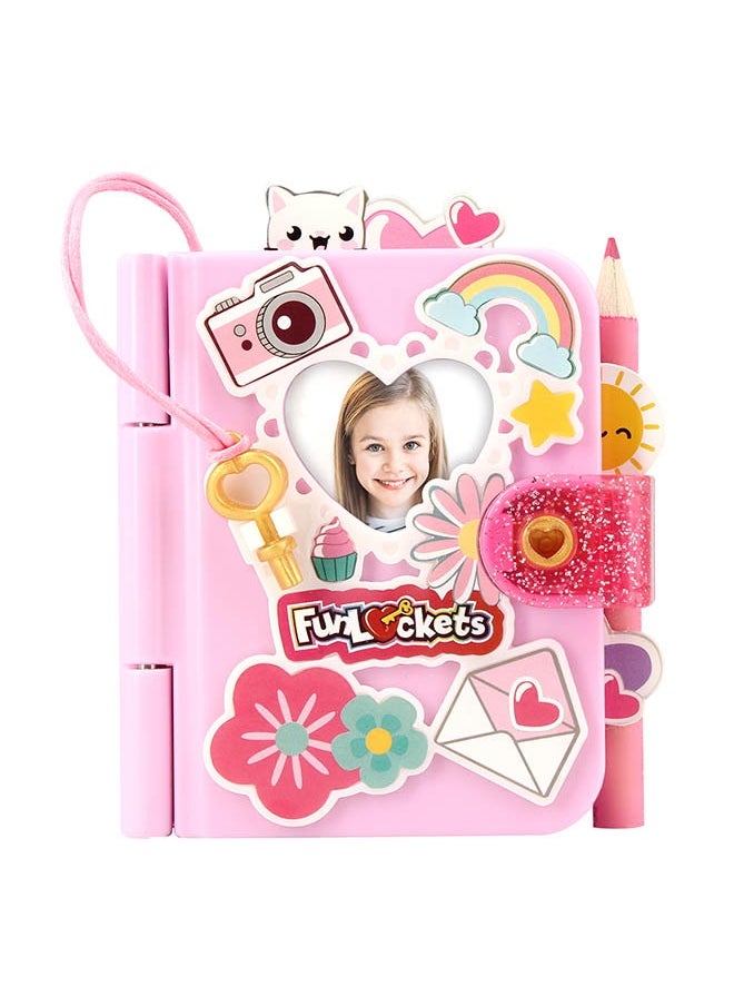 Mini Secret Journal, 15+ mini & cute surprises to customise your journal, Gift toys for 6+ years, Best creative toys for Girls.