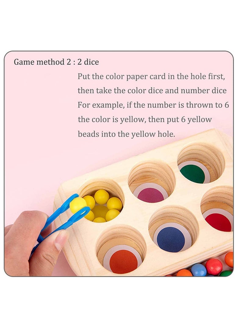 Color Sorting Toys Educational Montessori Games Math Counting Toys and Puzzle Jigsaw for Kids 3 Year Old and Up