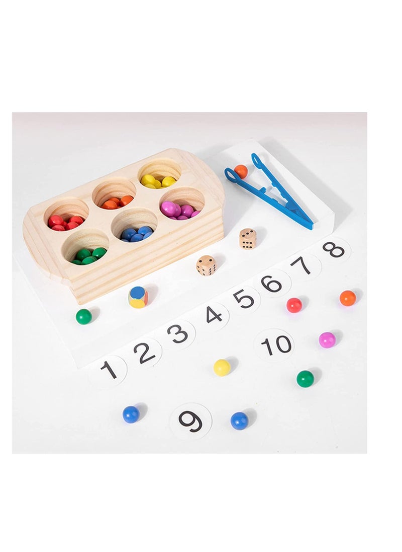 Color Sorting Toys Educational Montessori Games Math Counting Toys and Puzzle Jigsaw for Kids 3 Year Old and Up