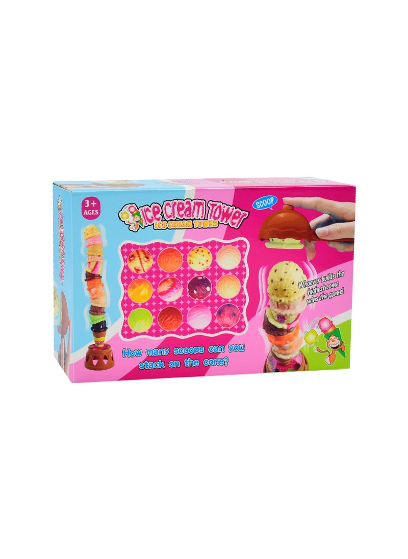 Ice cream jengle play house toys hand-eye coordination parent-child interactive desktop game early education educational toysBoxed 230g, 20.5*14.5*7 cmcm Boxed 230g, 20.5*14.5*7 cmcm