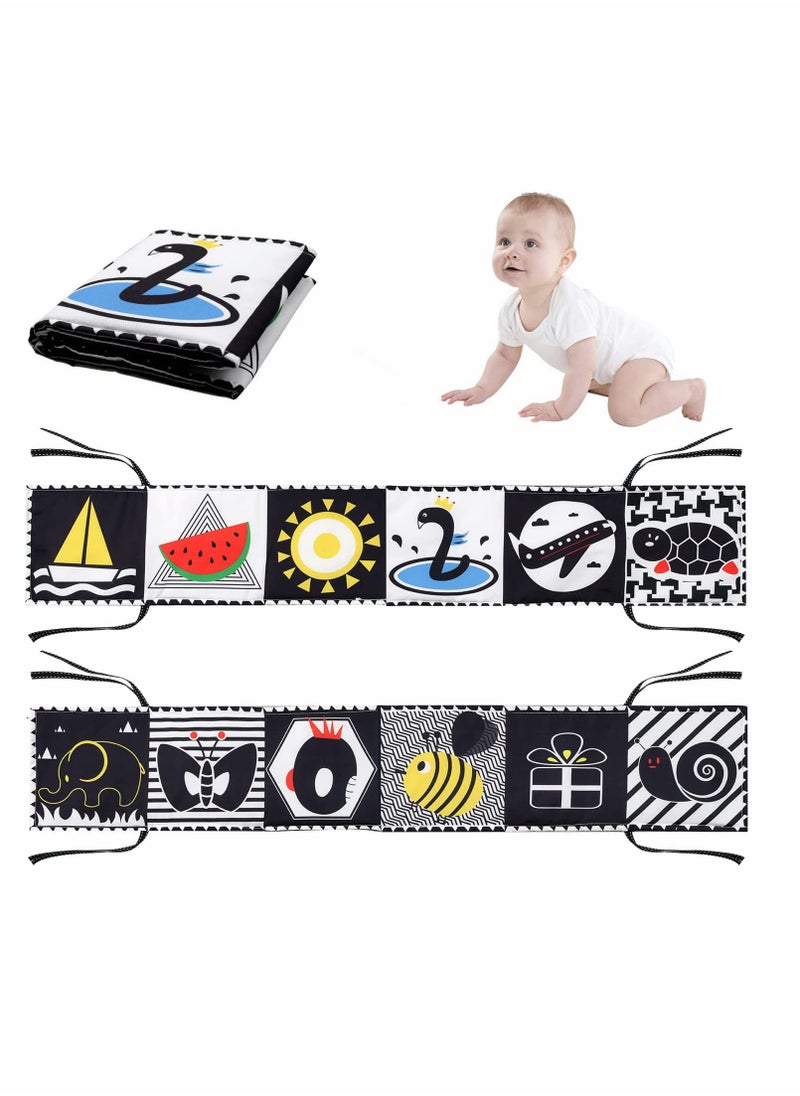 Black and White Cloth Books   High Contrast Baby Cloth Book for Early Education, Infant Tummy time Mat, Three Dimensional Can Bitten and Tear Not Rotten Paper 0 3 Y Baby Toys snake