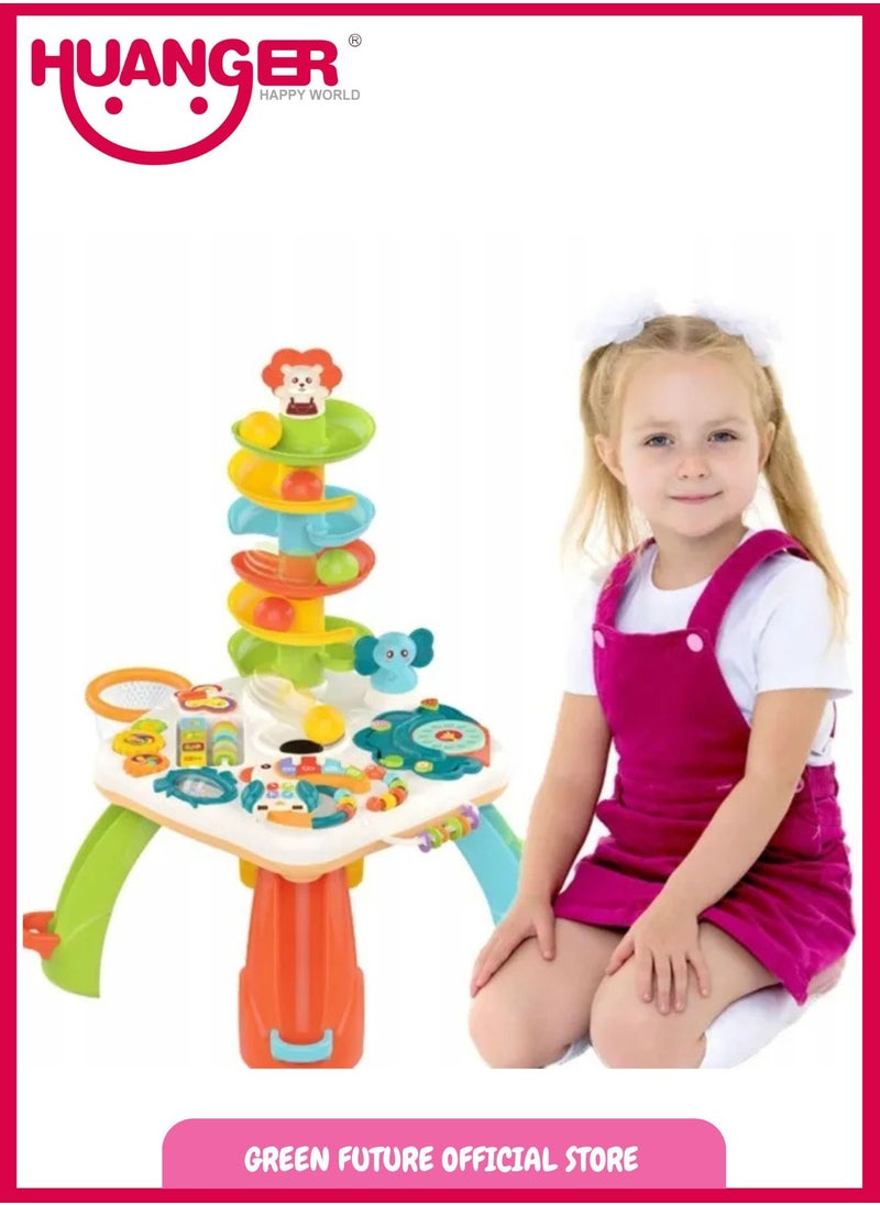 Huanger - Baby Activity Play Table For Toddlers Interactive Learning