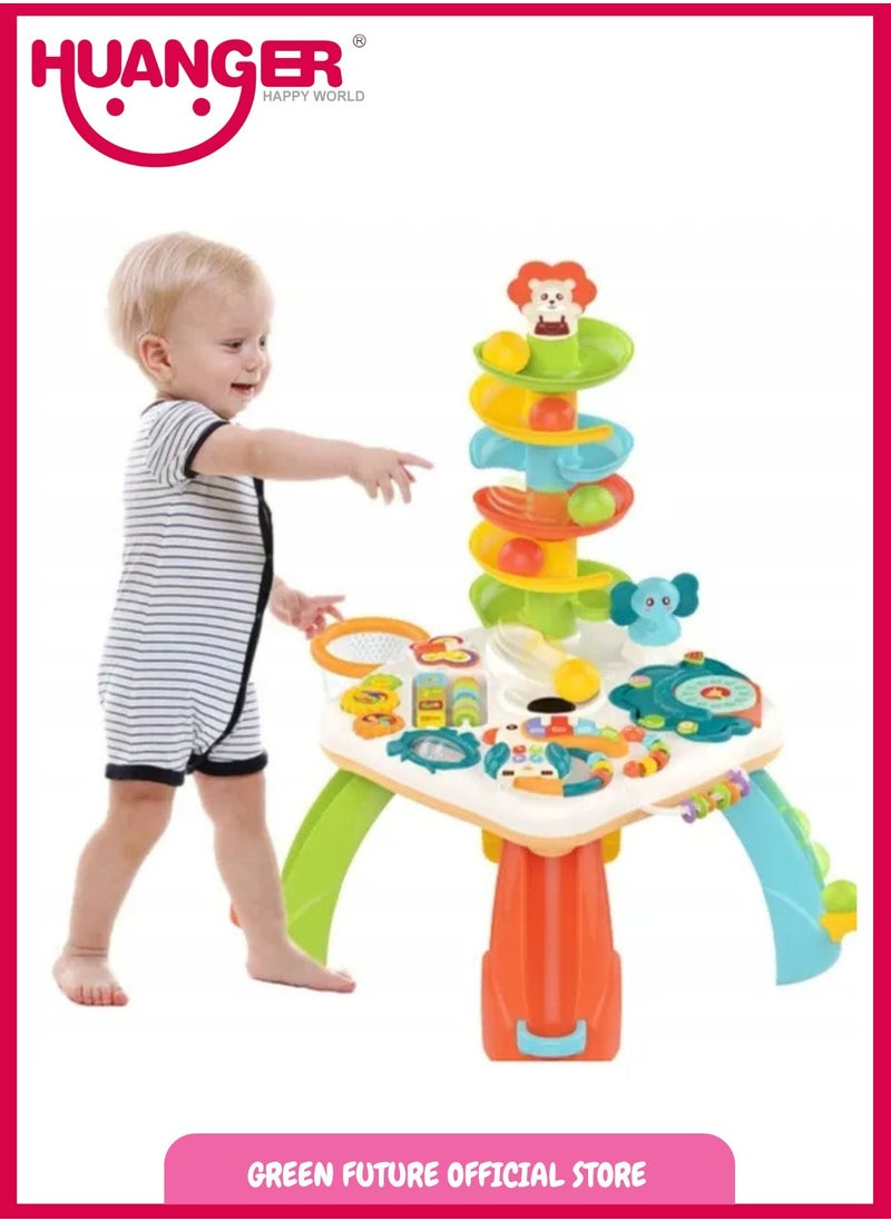 Huanger - Baby Activity Play Table For Toddlers Interactive Learning