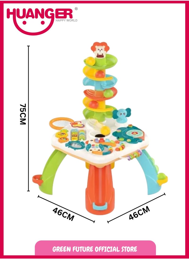 Huanger - Baby Activity Play Table For Toddlers Interactive Learning