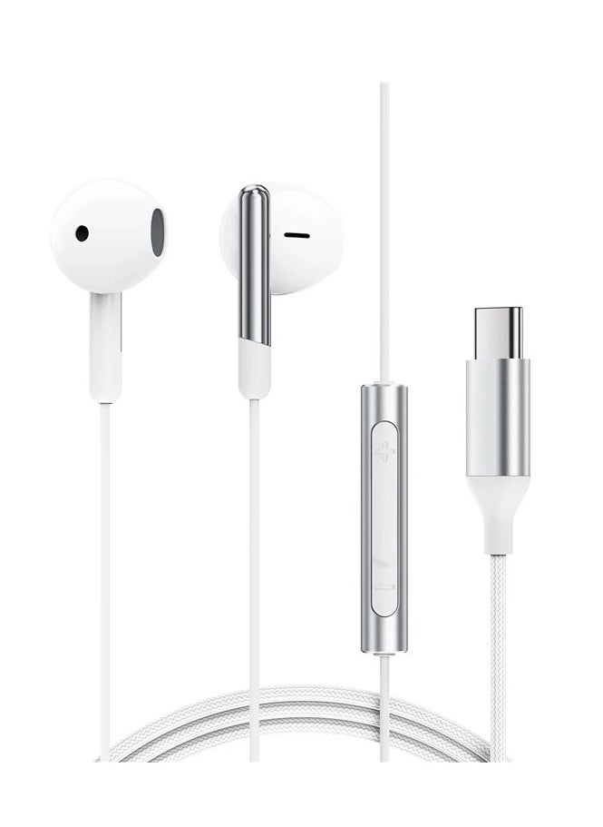 ACEFAST L3 1.2m USB-C Wired Earphone Clear Sound Headphone with Mic Control