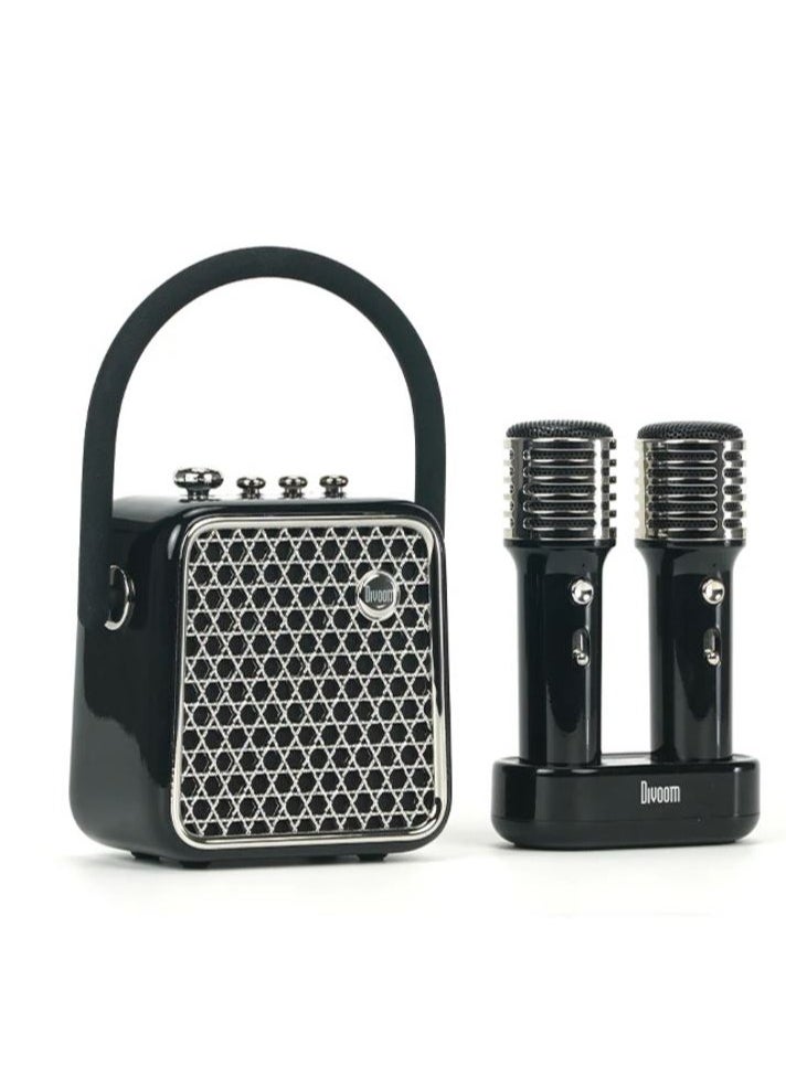 Divoom SongBird SE - Portable Dual Microphone Speaker - BLACK