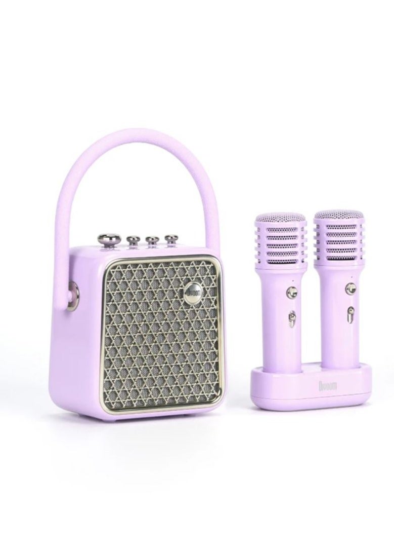 Divoom SongBird SE - Portable Dual Microphone Speaker - PURPLE