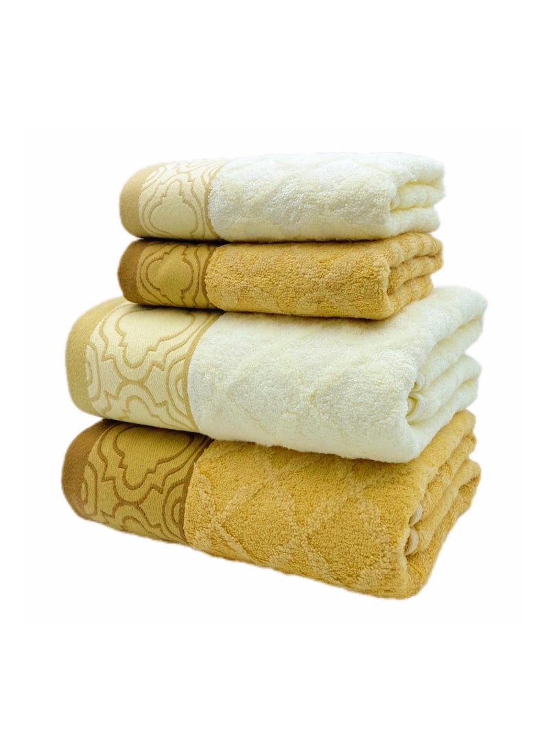 Soft and absorbent cotton thickened and quick drying luxury hotel bath towel set size 70 * 140cm environmentally friendly and durable bathroom daily home spa sports and travel (Mixed color)