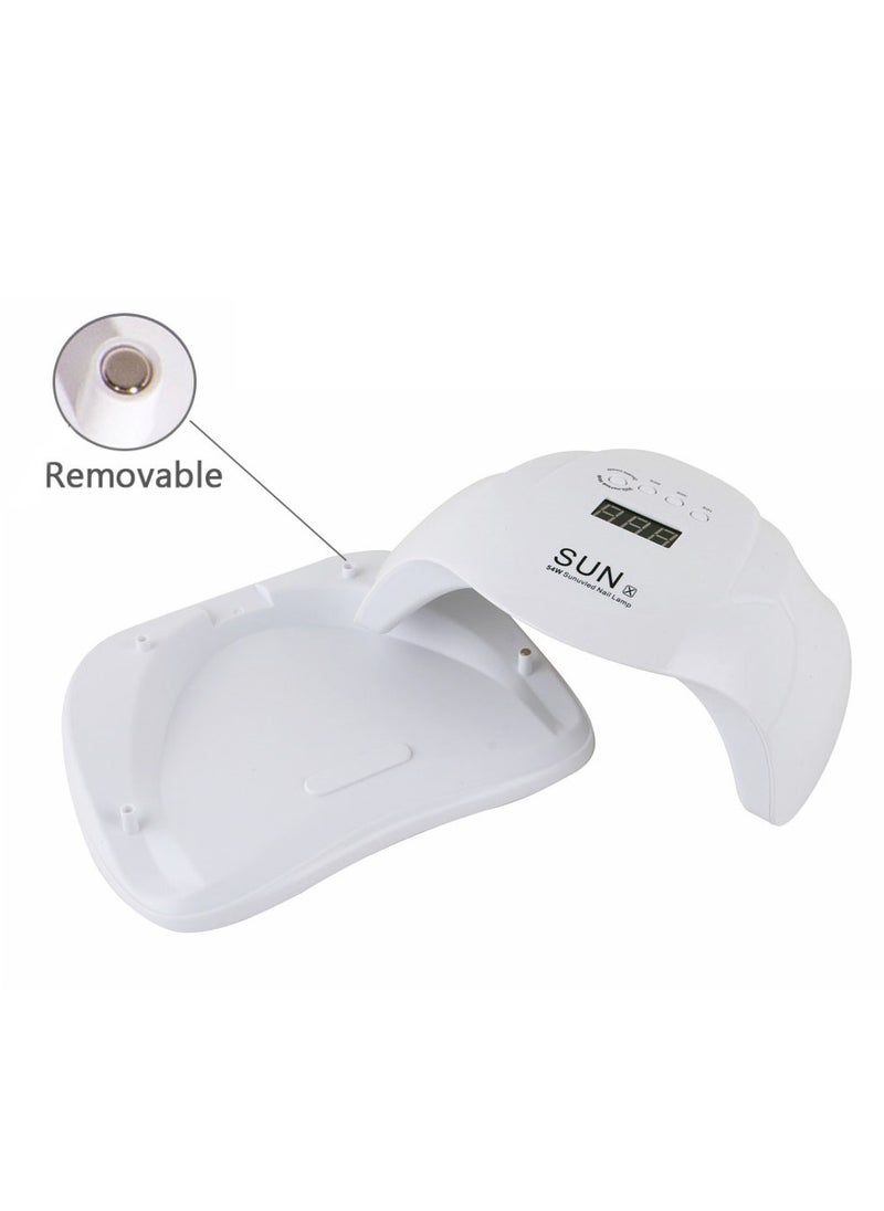 Professional Gel Polish LED Nail Dryer Lamp White