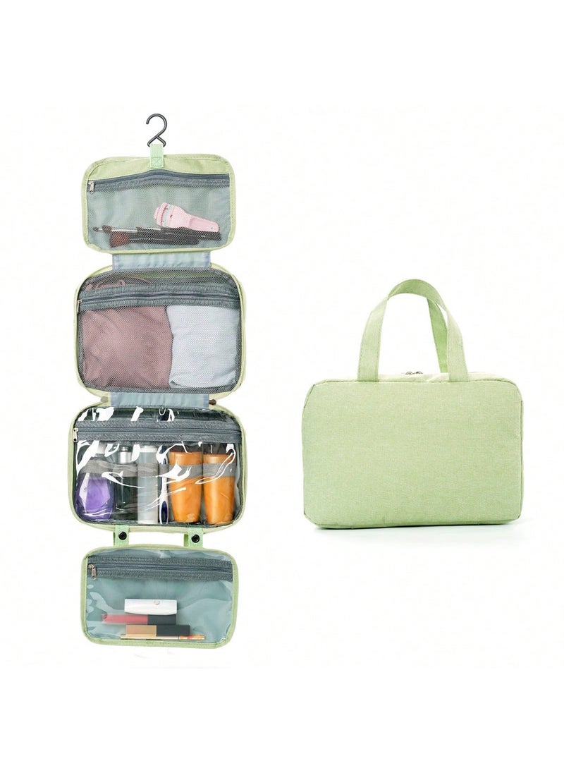 Waterproof Travel Cosmetic Bag Large Capacity Mint Green