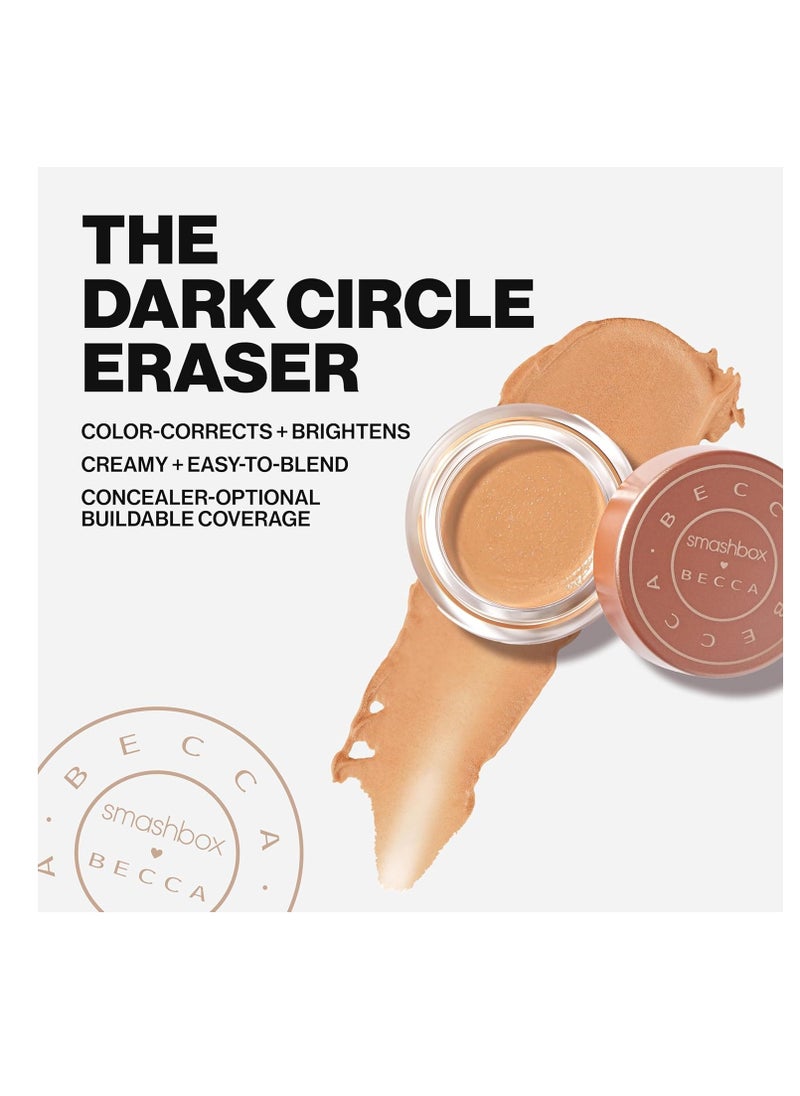 Smashbox X BECCA Full Coverage Under Eye Brightening Cream Corrector for Dark Circles, 0.15 oz.