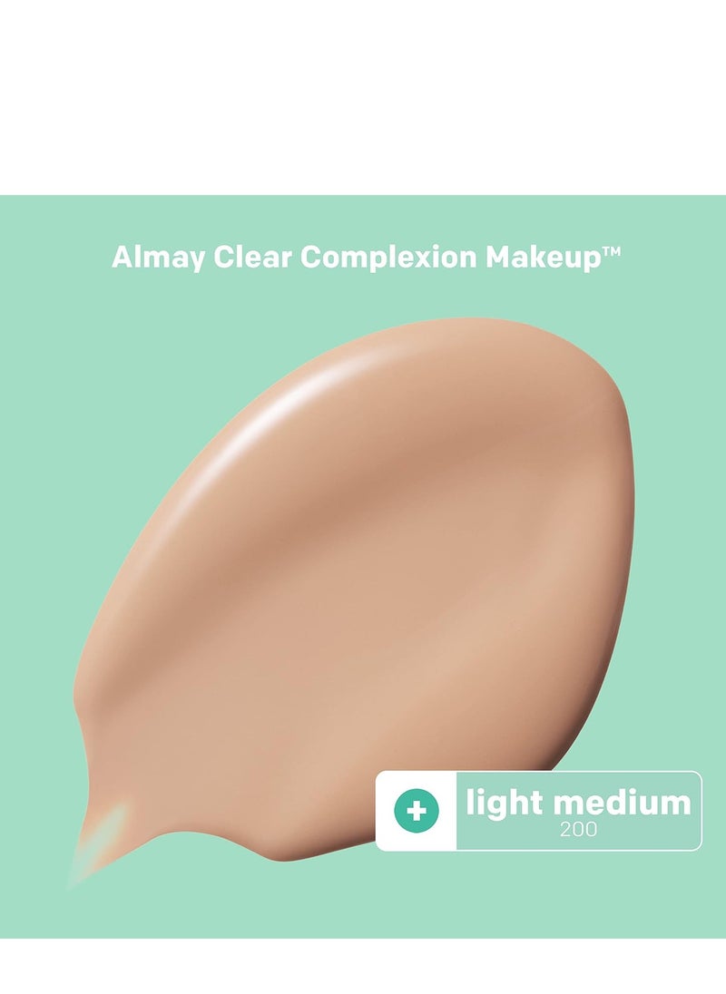 Almay Clear Complexion Acne Spot Treatment Concealer with Salicylic Acid - Lightweight, Hypoallergenic, for Sensitive Skin