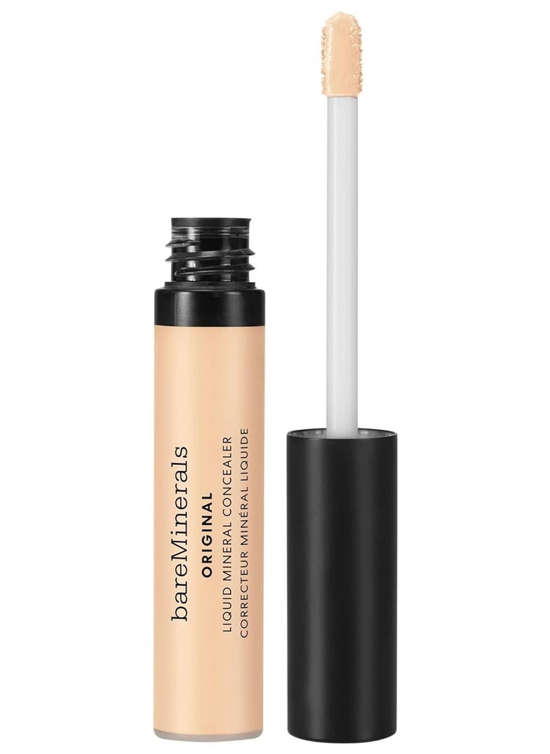bareMinerals Original Liquid Mineral Concealer, Brightening Dark Circle Eye Concealer, Reduces Look of Fine Lines, Buildable Coverage, Vegan