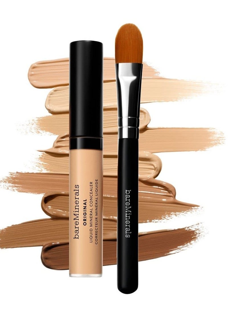 bareMinerals Original Liquid Mineral Concealer, Brightening Dark Circle Eye Concealer, Reduces Look of Fine Lines, Buildable Coverage, Vegan