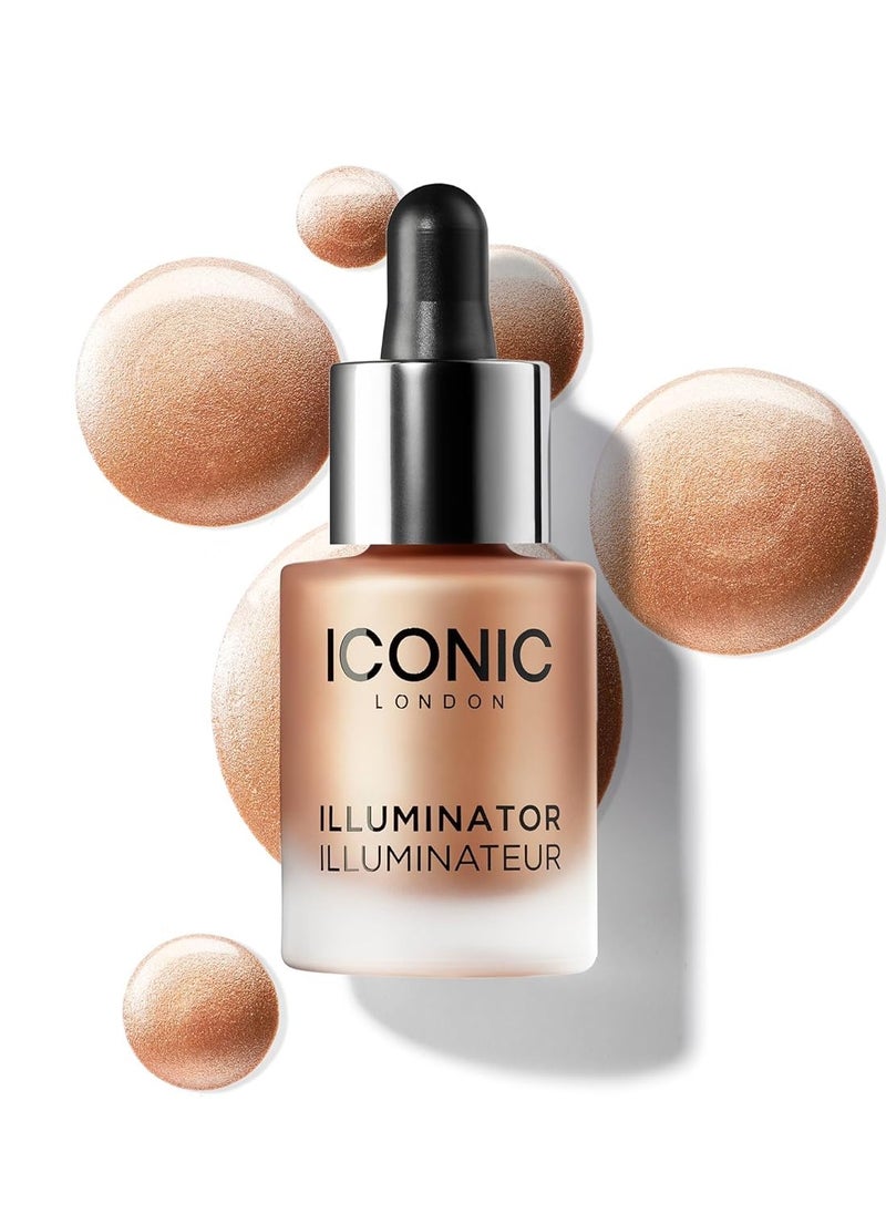 ICONIC LONDON Illuminator | Liquid Highlighting Drops for a Radiant Glow, Cruelty-Free, Vegan Makeup