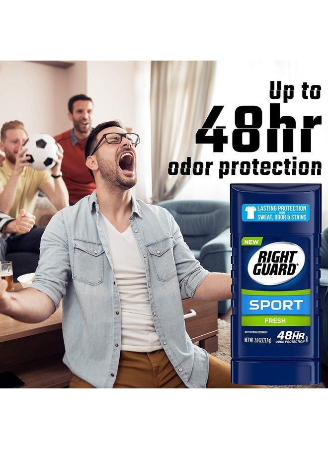 Sport Antiperspirant Up To 48Hr, Fresh 2.6 Oz (Pack Of 3)