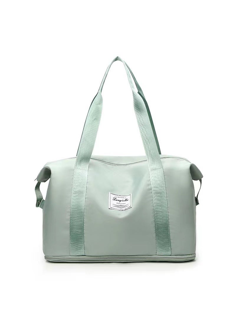 New Travel Bag Large Capacity Gym Storage Mint Green