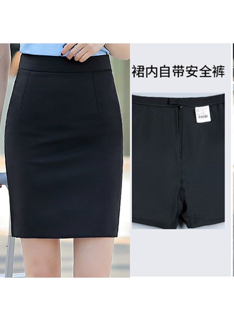 Summer Pencil Skirts with Liner for Women Gray skirt