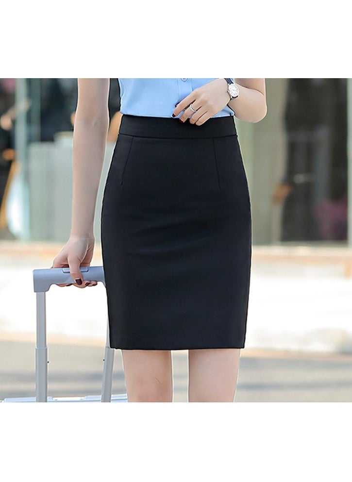 Summer Pencil Skirts with Liner for Women Gray skirt