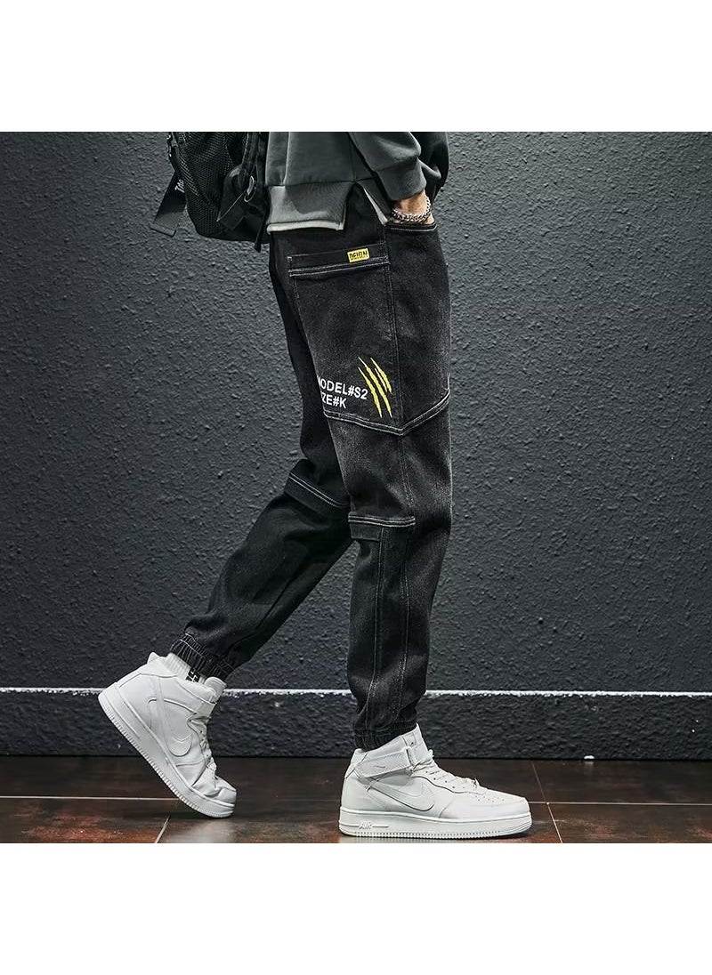 Stretch Loose Harlan Joggers Autumn Black