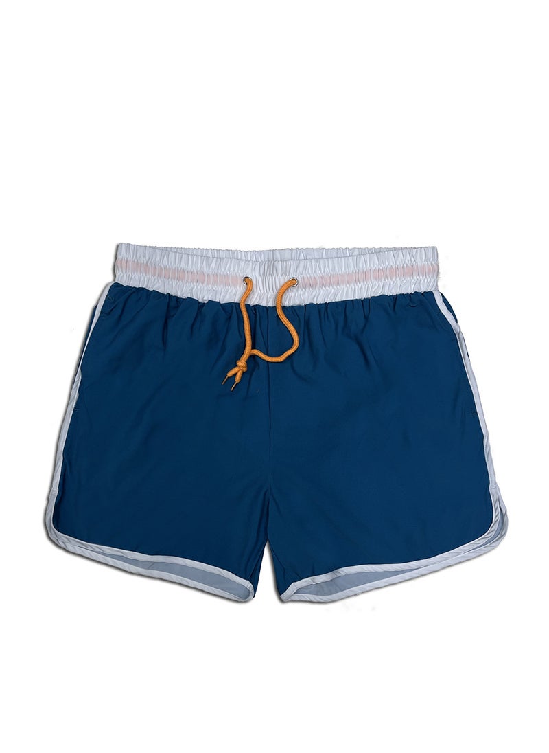 Elastic Water-Resistant Sports Shorts for Adults 2023 Summer Navy