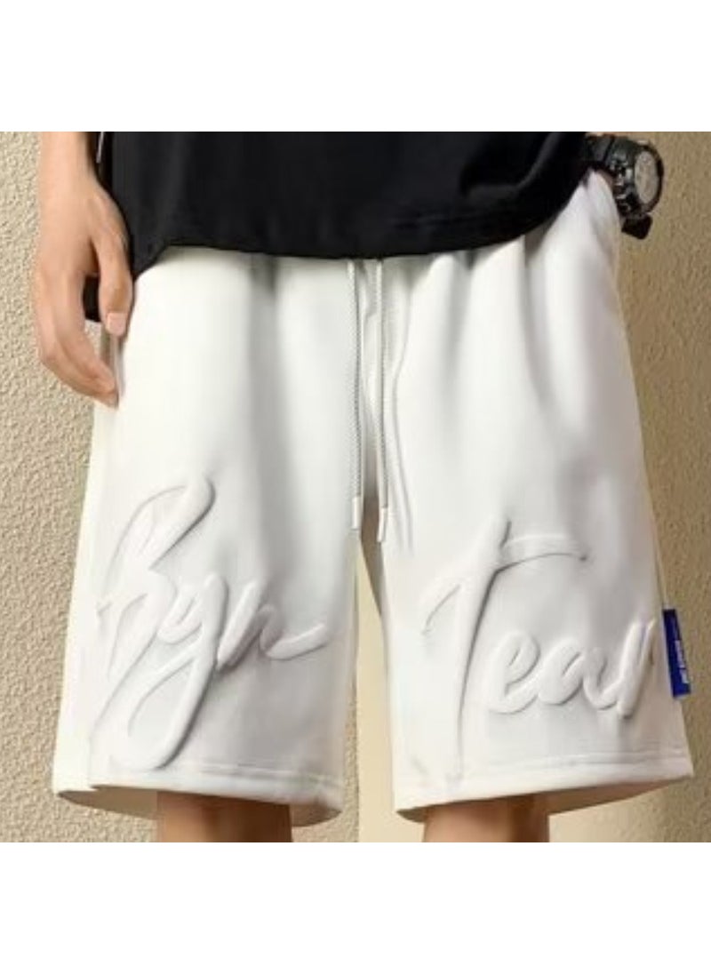 Breathable Loose Sports Shorts Khaki