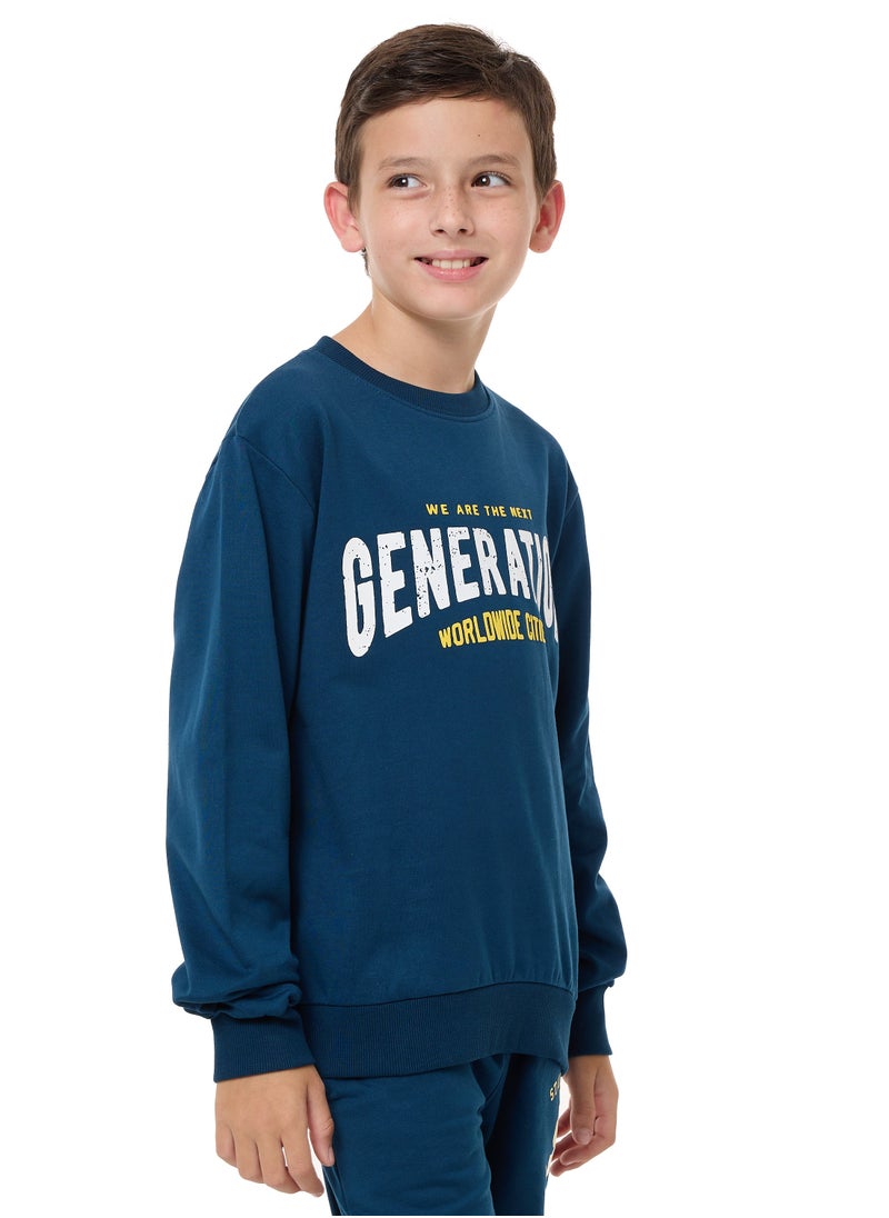 Boys' Sweatshirt  (8-14yrs) Navy