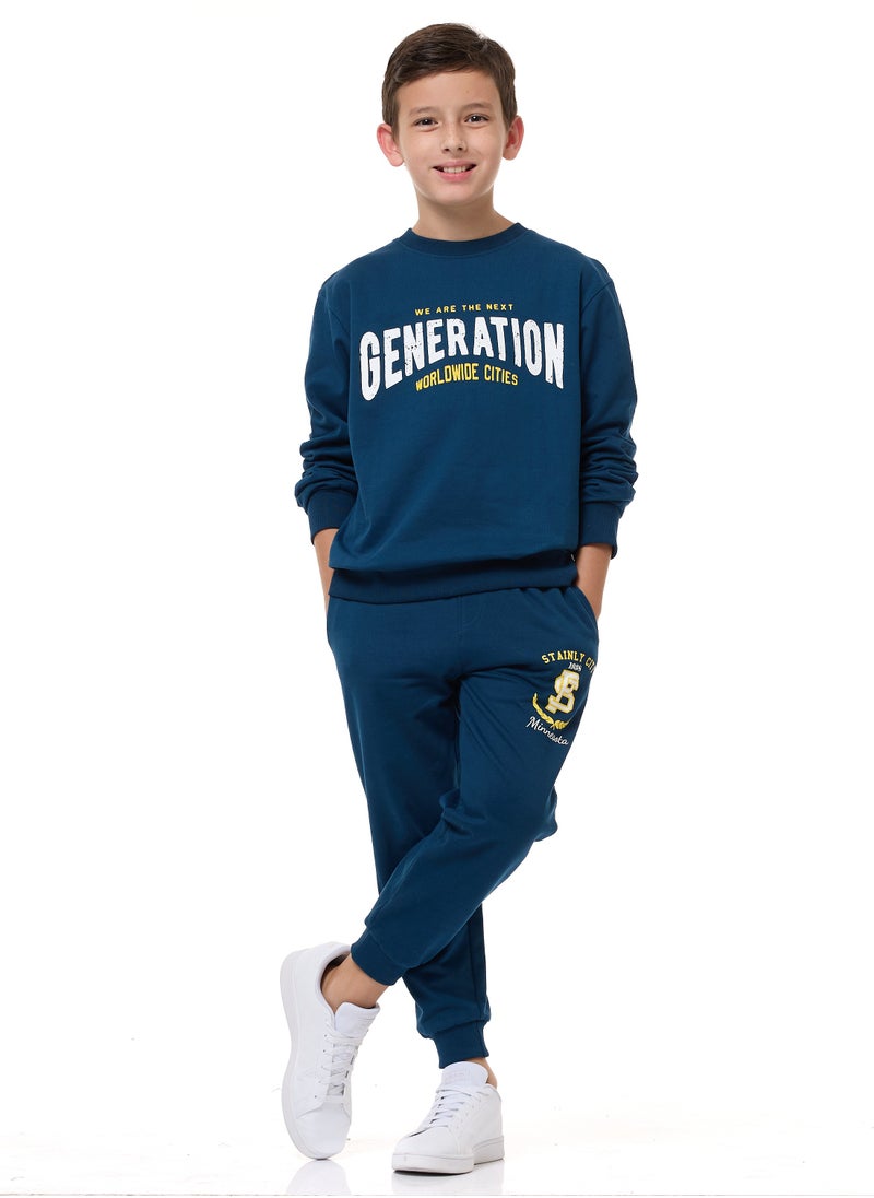 Boys' Sweatshirt  (8-14yrs) Navy