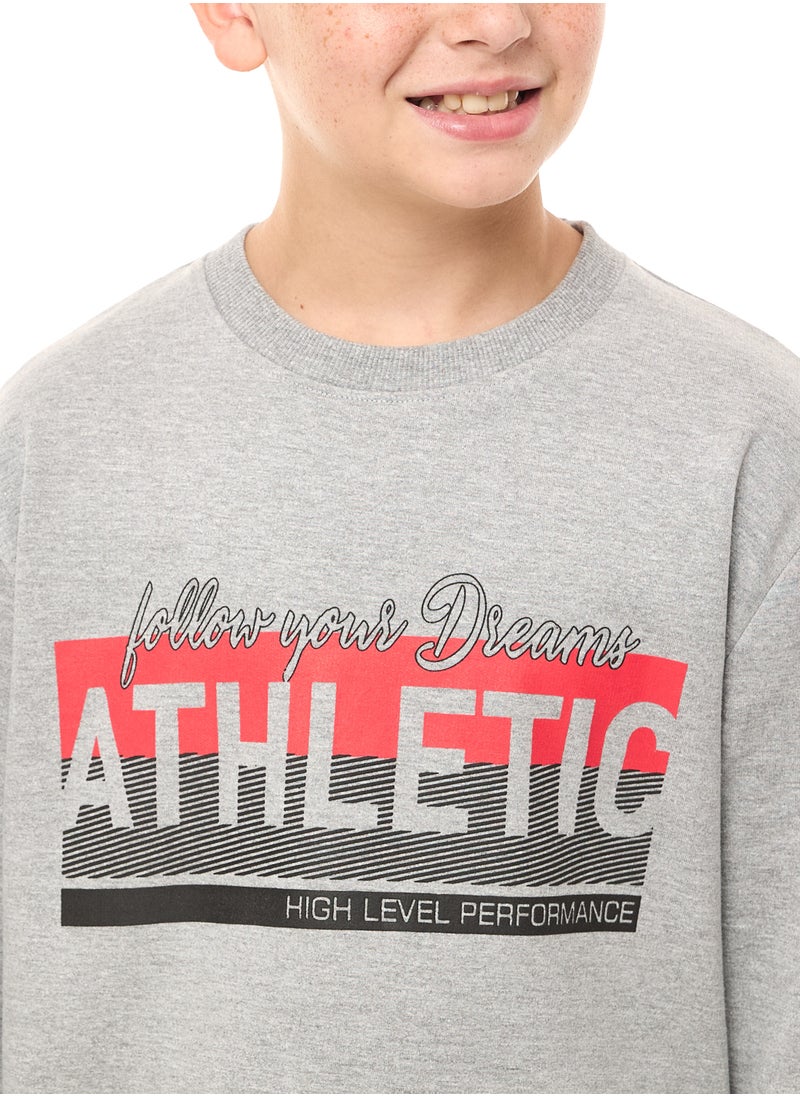 Boys' Sweatshirt  (8-14yrs) Grey