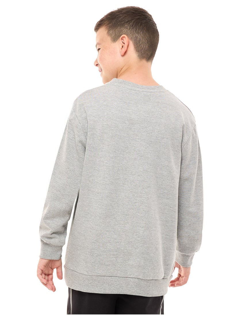 Boys' Sweatshirt  (8-14yrs) Grey