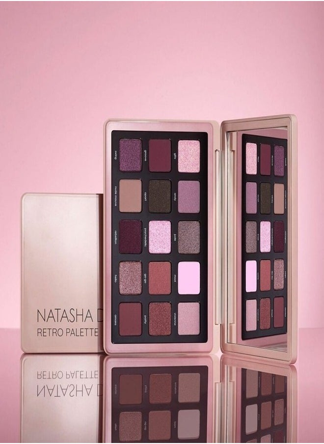 Natasha Denona Retro Palette - 15 Highly Pigmented Eyeshadows for Endless Looks