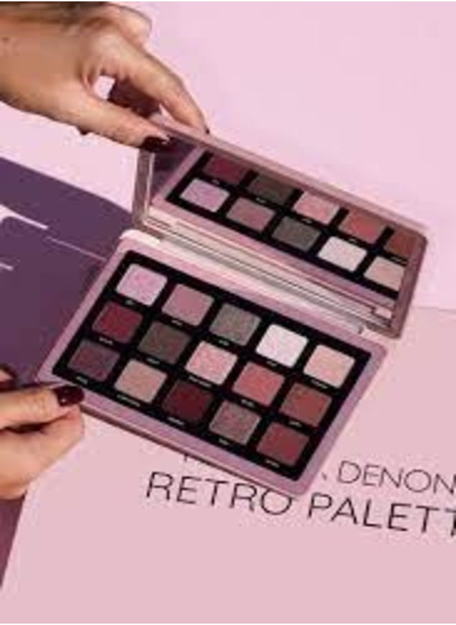 Natasha Denona Retro Palette - 15 Highly Pigmented Eyeshadows for Endless Looks