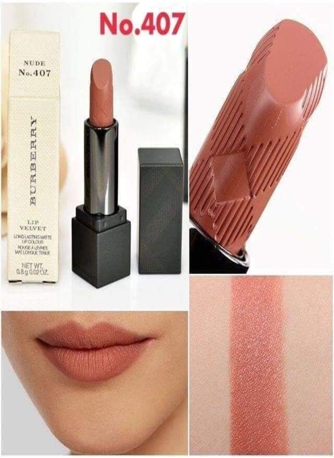 Burberry Lip Velvet Long Lasting Matte Lip Colour No. 407 Nude 3.5 g