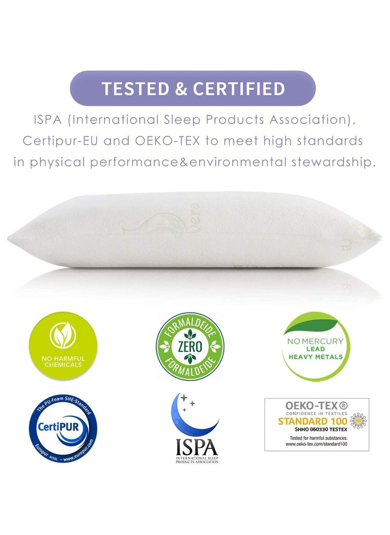 Soft Orthopaedic Cervical Pillow, Latex-like Foam Pillow, Contour Cervical Pillows for Neck Support