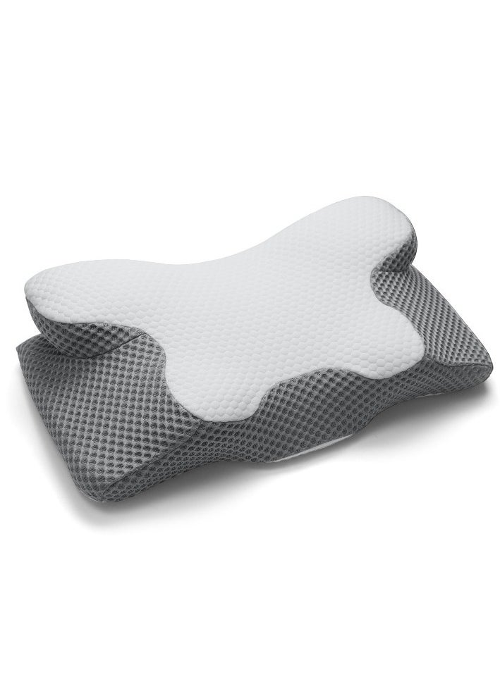 Pillow, Soft, Ergonomic Shape, Sleep Pillow, Neck Painless, Father's Day, Shoulder Pillow, Hotel Pillow, Gift, Memory Foam Pillow, Gentle on Your Neck, No Traces on Your Face