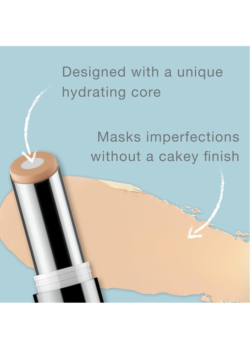 Neutrogena Hydro Boost Hydrating Concealer Stick for Dry Skin, Oil-Free, Lightweight, Non-Greasy and Non-Comedogenic Cover-Up Makeup with Hyaluronic Acid, 10/Fair, 0.12 Oz