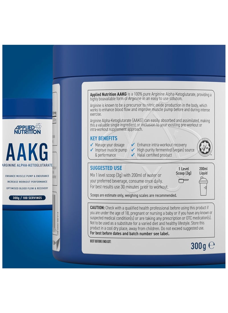 AAKG - L Arginine Alpha Ketoglutarate 3000mg 300 g